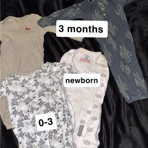 SwaddleMe Cactus and Striped Bodysuits